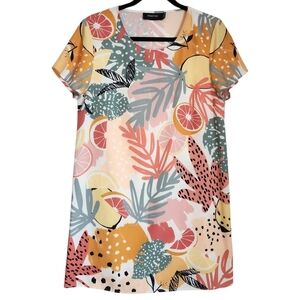 MINKPINK Vibrant Tropical Print Mini Dress